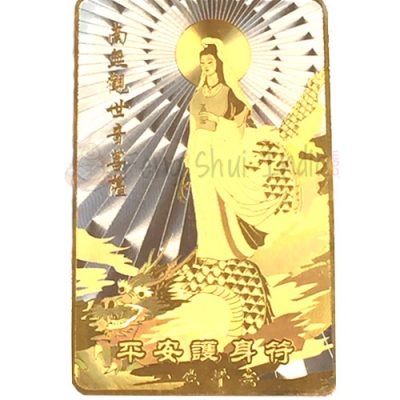 Mother Kuan Yin on Dragon Talisman Card