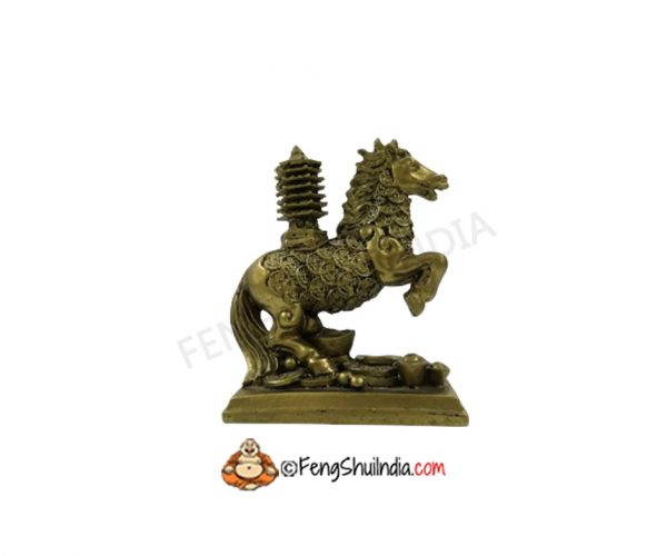 Feng shui Wealth Horse with Education Tower
