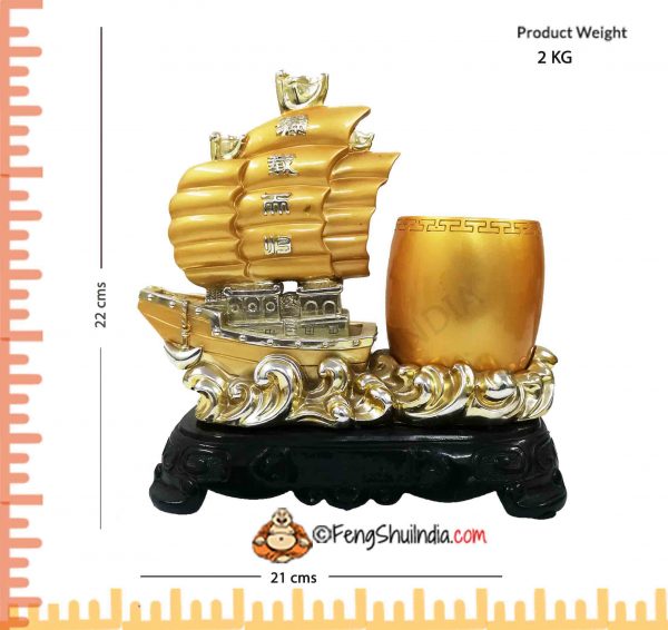 Sailing Ship with Pen Stand