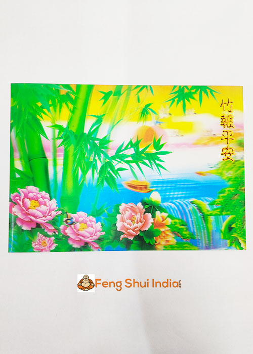 Feng Shui Bamboo 3D Card