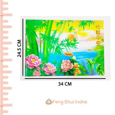 Feng Shui Bamboo 3D Card