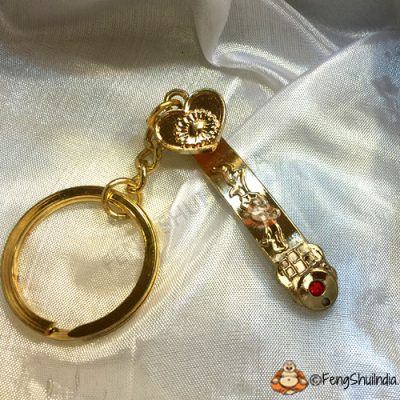 Golden Ru Yi Stick Keychain