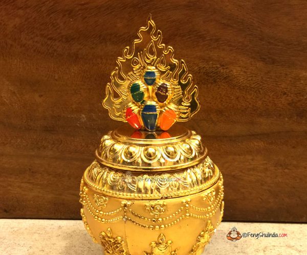 Eight Auspicious Symbols Feng Shui Wealth Vase