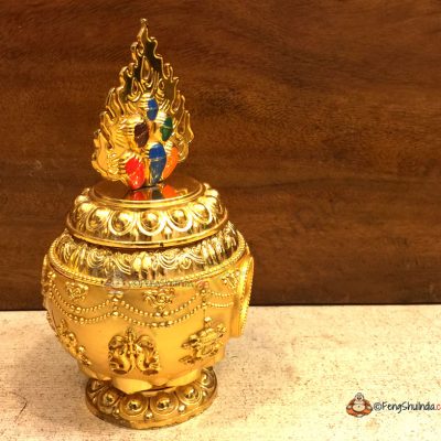 Eight Auspicious Symbols Feng Shui Wealth Vase