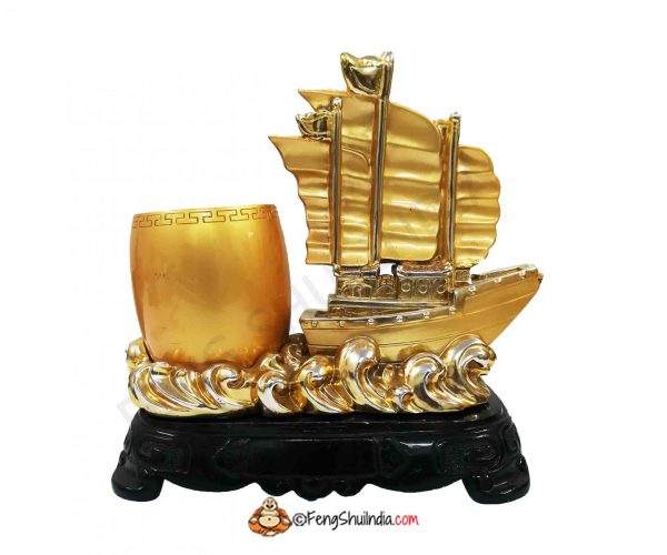 Sailing Ship with Pen Stand