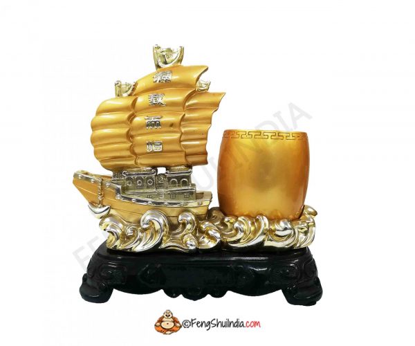 Sailing Ship with Pen Stand