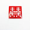 Double Happiness Symbol is an old traditional Chinese symbol commonly used as a ornament design and decoration symbol.