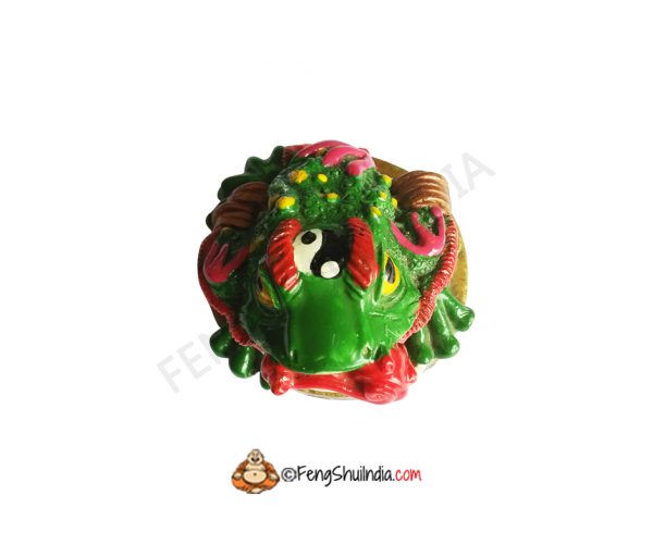 Feng Shui Frog With Ru-Yi Stick