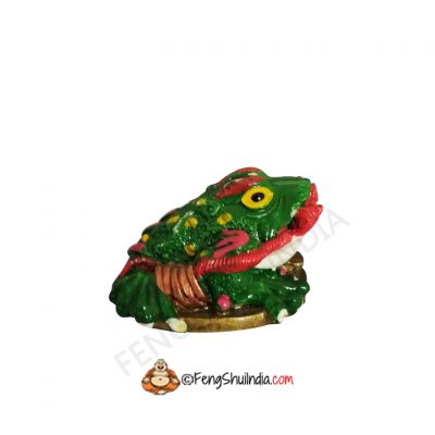 Feng Shui Frog With Ru-Yi Stick