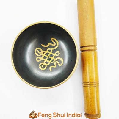 Feng Shui Antique Brass Singing Bowl Big