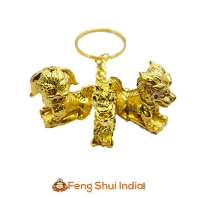 3 Celestial Feng Shui Animals Keychains For Overall Luck And Protection