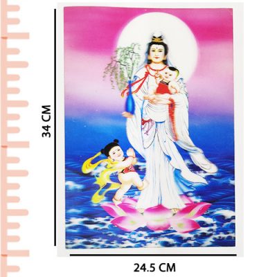 Mother Quan Yin 3D Card